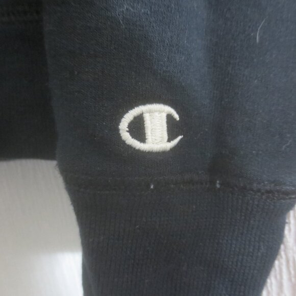Champion Authentic Champion Lightweight Black Zippered Hoodie - Size Large Women - Picture 3 of 10